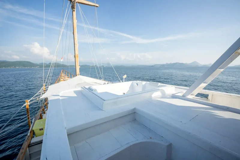 Deck life on a Komodo cruise