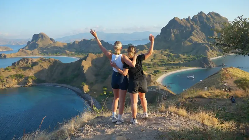 A guided walk in Komodo National Park