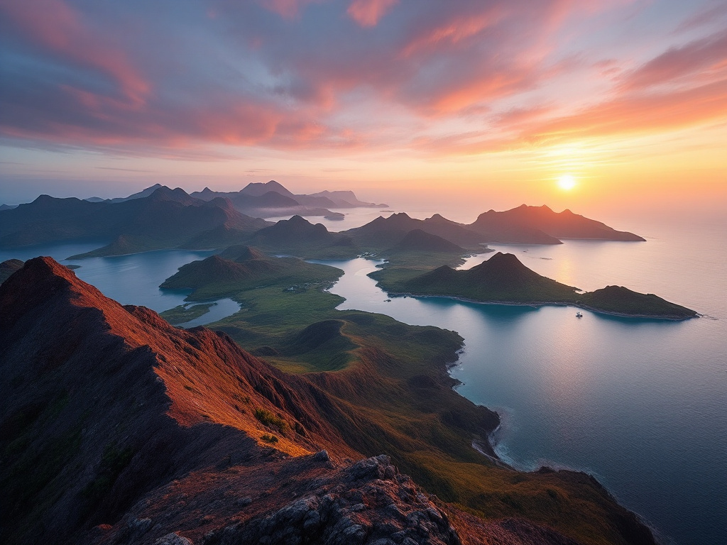 Padar Island sunrise viewpoint